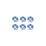 [TR] Metal Frame Washer Set (M2.5/BLUE/6pcs)