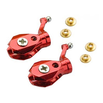 [�˾���ũ] MHEMCPX002 [MH] Precision CNC Aluminum Main Blade Grip Set (Red) for Blade mCP-X �ɼǺ�ǰ