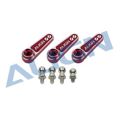 [˾ũ] HSP61015QR [Align] D6FF Metal Servo Horn(M2.5) - Red (700X)