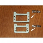 [CS] T-Rex500 Carbon Rudder Servo Mount(Silver) for Mini Servo