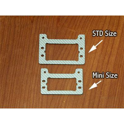 �˾���ũ CS_RUD_S_MT_S [CS] T-Rex500 Carbon Rudder Servo Mount(Silver) for Mini Servo