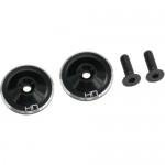 [HOT RACING] Hot Racing AON40U01 Black large Wing Button Aluminum (2)