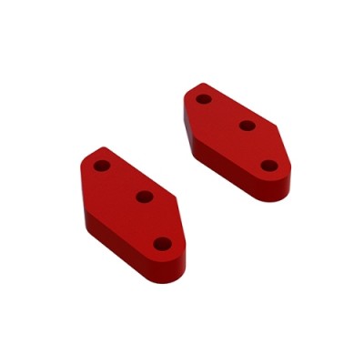 �˾���ũ ARA340158 [ARRMA] Aluminum Steering Plate A (Red) (2)