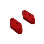 [ARRMA] Aluminum Steering Plate A (Red) (2)