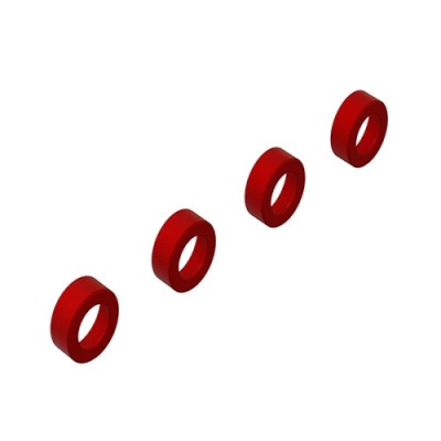 [�˾���ũ] ARA330593 [ARRMA] Aluminum Suspension Arm End Cap (Red) (4)