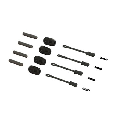 [˾ũ] ARA320477 [ARRMA] Brace Rod Ends W/Pins And Retainers (4)