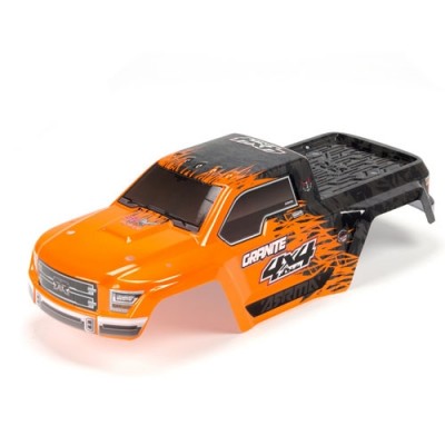 [�˾���ũ] ARAC3332 [ARRMA] AR402208  GRANITE 4X4 BLX PAINTED DECALED TRIMMED BODY (ORANGE/BLACK)
