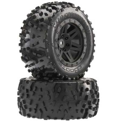 [�˾���ũ] ARAC9641 [ARRMA] AR550025 Sand Scorpion DB XL Tire/Wheel Blk Re (2)