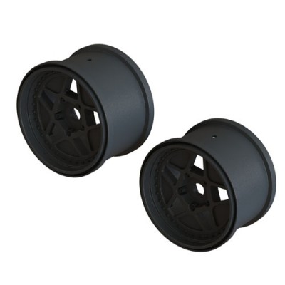 [�˾���ũ] ARAC9466 [ARRMA] AR510113 MT 3.8 Wheel 17mm Hex Blk (2)