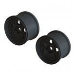 [ARRMA] AR510113 MT 3.8 Wheel 17mm Hex Blk (2)