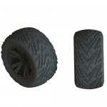 [ARRMA] AR550049 Minokawa LP 4S Tire 3.8 Glued Black (2)