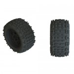 [ARRMA] AR550050 Backflip LP 4S Tire 3.8 Glued Black (2)