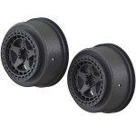[ARRMA] AR510096 SC 2.2/3.0 Wheel 14mm Hex Black (2)