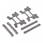[TEAM LOSI] Hinge Pin Brace Set, Hard Anodized: LST 3XL-E