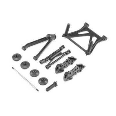 [�˾���ũ] LOS240010 [TEAM LOSI] Swivel Rear Body Mount Set: LST 3XL-E