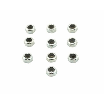 [�˾���ũ] LOSA6308 [TEAM LOSI] Losi 4-40 Steel Locking 1/2 Nuts (10)