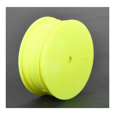 [�˾���ũ] TLR43010 [TLR Racing] Front Wheel, 12mm Hex, Yellow (2): 22 3.0 (2������)