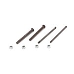 [TLR Racing] Front Hinge/King Pin Set (4): 22/2.0/T/SCT