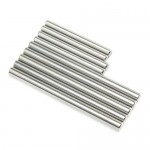 [TLR Racing] Hinge Pin Set, Polished: 22X-4