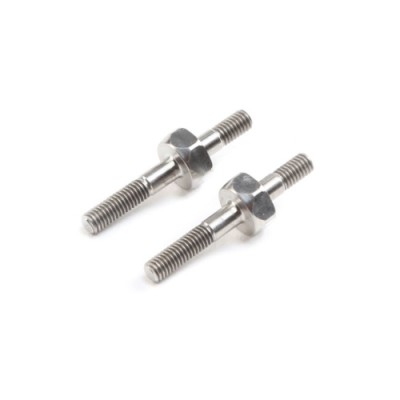 �˾���ũ TLR336010 [TLR Racing] Shock Standoff, Carbon Tower, Titanium (2): 22 5.0, 22X-4