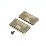 [TLR Racing] Rear Brass Weight Set, 16g 