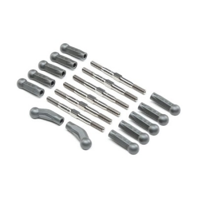 [�˾���ũ] TLR334052 [TLR Racing] HD Turnbuckle Kit, Titanium: 22 5.0