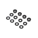 [TLR Racing] M3 Caster Block Alum Washer Set, Black (4ea): 22 5.0