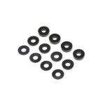 [TLR Racing] M3 Aluminum Washer Set, Black (4ea): 22 5.0