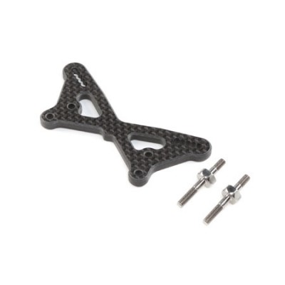 [�˾���ũ] TLR334054 [TLR Racing] Carbon Front Tower w/Ti Standoffs: 22 5.0