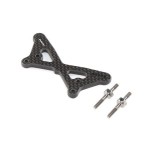 [TLR Racing] Carbon Front Tower w/Ti Standoffs: 22 5.0