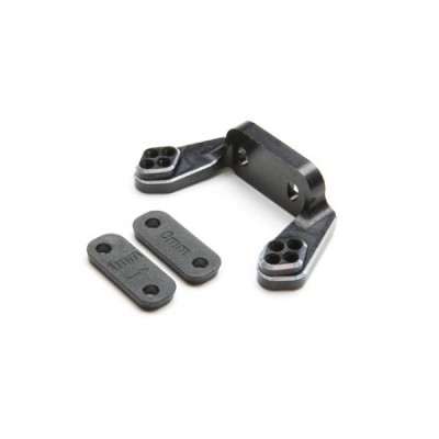 [�˾���ũ] TLR334051 [TLR Racing] Rear Camber Block, Black, w/Inserts: 22 5.0