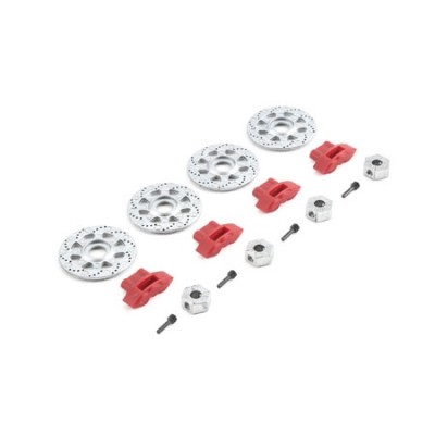 [˾ũ] LOS232006 [TEAM LOSI] Hex, Rotor, Caliper, Pin Set (4): Baja Rey,Rock Rey