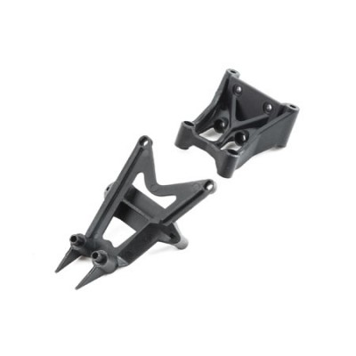 [˾ũ] LOS231007 [TEAM LOSI] Fr Upper Arm/Shock Mount,RR Chassis Brace:Baja Rey,Rock Rey