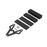 [TLR Racing] Battery Strap, Carbon Fiber/Alum: 22 3.0