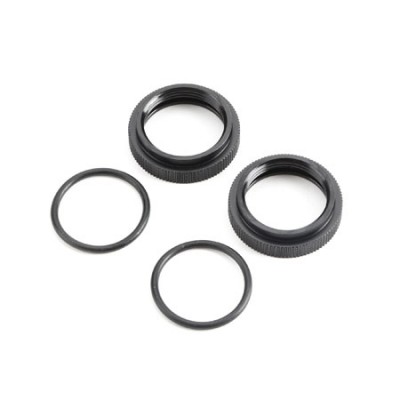 [˾ũ] TLR253000 [TLR Racing] Shock Adjuster Nut w/O-ring, AL, Blk(2):5B,5T,MINI
