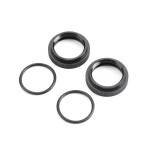 [TLR Racing] Shock Adjuster Nut w/O-ring, AL, Blk(2):5B,5T,MINI