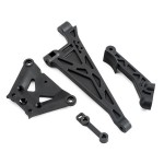 [TLR Racing] Front, Rear Chassis Brace: 5IVE B