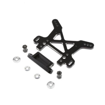 [˾ũ] LOS354004 [TEAM LOSI] Shock Tower, Front, Black, Aluminum: DBXL, MTXL