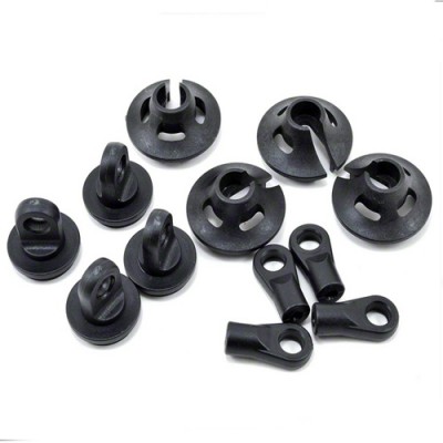 [˾ũ] LOS253006 [TEAM LOSI] Losi Desert Buggy XL Shock Spring Cup, Clip, Shock End Set (2)