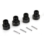 [TEAM LOSI] Wheel Hex Black, Pin (4) (Monster Truck XL)
