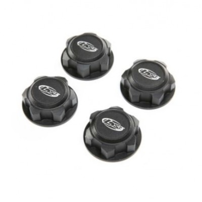 [˾ũ] LOS352009 [TEAM LOSI] Wheel Nuts, Captured Black (4): DBXL-E 2.0