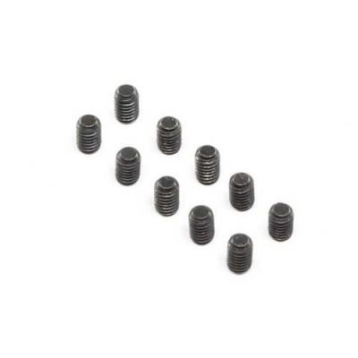 [˾ũ] LOS255021 [TEAM LOSI] Set Screws, Stl, BO, Flat Point, M4 x 6mm (10)