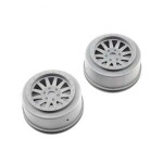 [TEAM LOSI] Wheels, Silver (2): Super Baja Rey