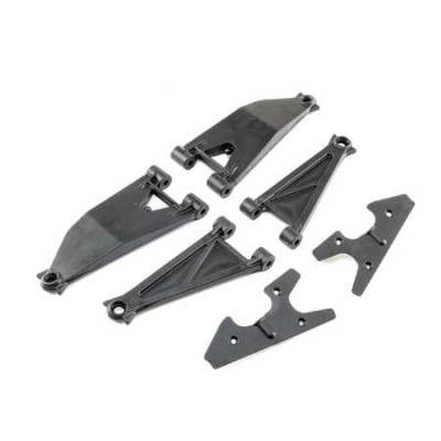 [˾ũ] LOS254037 [TEAM LOSI] Front Suspension ArmSet Upr/Lwr(L, R): SuperBajaRey