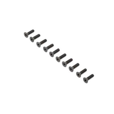[˾ũ] LOS255019 [TEAM LOSI] Flat Head Screws, Stl, BO, M4 x 14mm (10)