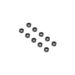 [TEAM LOSI] Flat Nut, Stl, M4 (10)