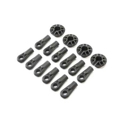 [˾ũ] LOS254034 [TEAM LOSI] Shock and Rod Ends,Spring Cups(12): Super Baja Rey