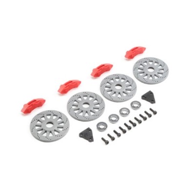 �˾���ũ LOS252109 [TEAM LOSI] Rotor, Caliper Set: SuperRockRey