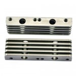 [TEAM LOSI] FINNED ENGINE MOUNT, HARD ANOD - LST/2
