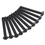 [Axial] AXA120 Hex Socket Button Head M3x25mm Black (10)
